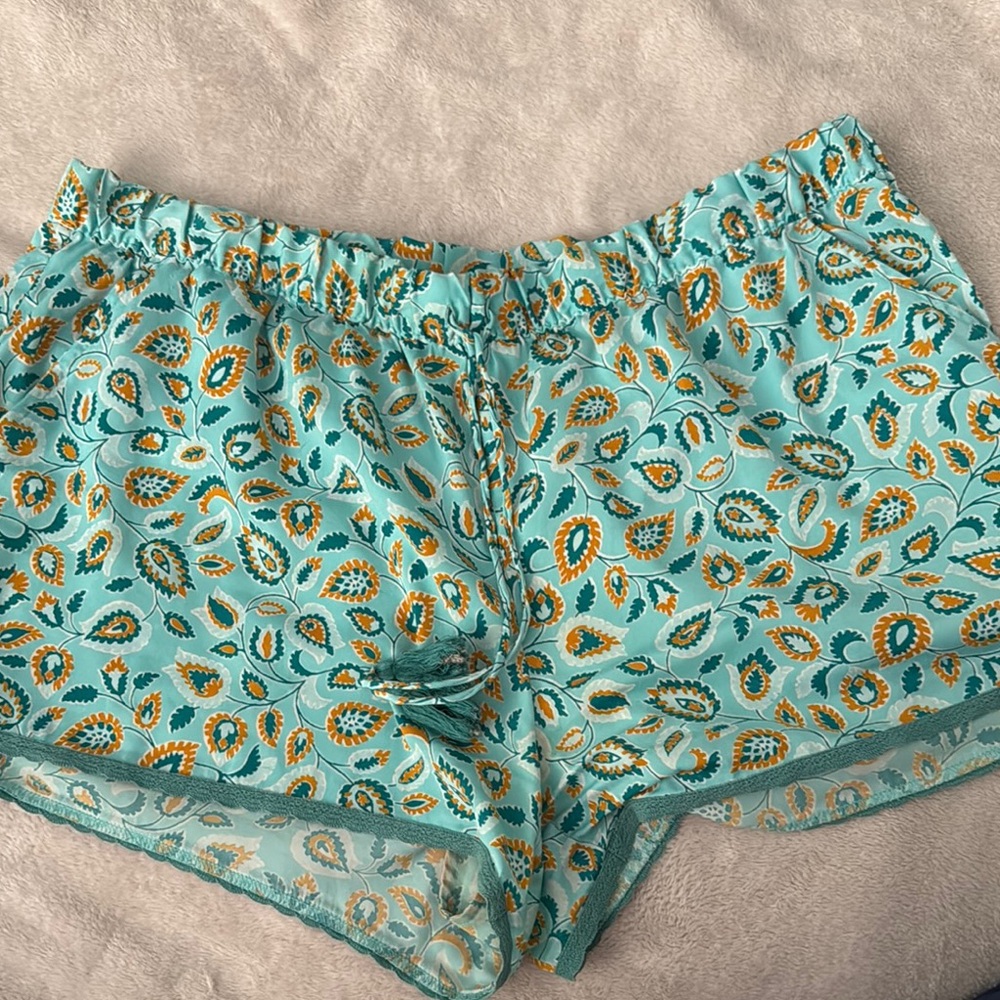 Aerie summer paisley pj shorts